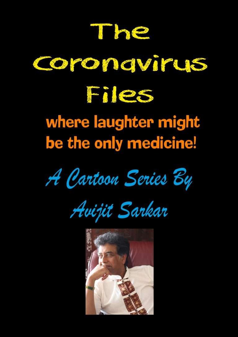 book of cartoons on coronavirus