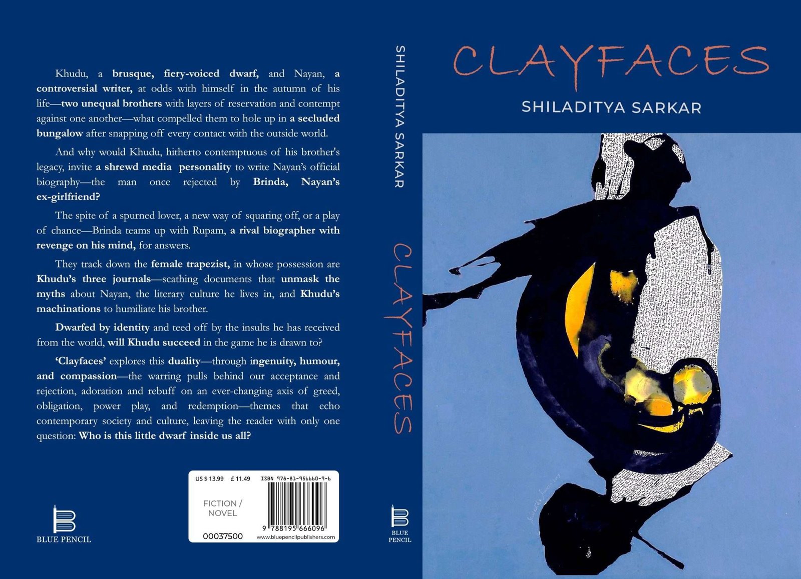 Clayfaces | By Shiladitya Sarkar | Fiction, Novel | Blue Pencil