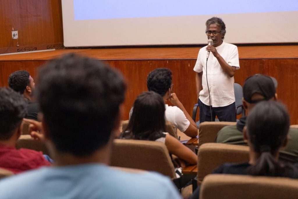 Lecture at Satyajit Ray Film & Television Institute, 11 March 2024