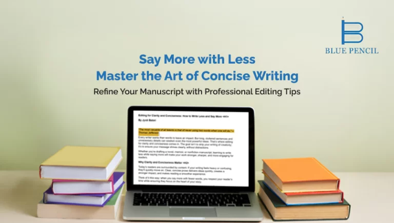 Editing services to improve clarity and conciseness with professional feedback