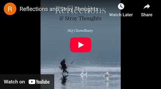 Reflections and Stray Thoughts | Review by Raza Ali
