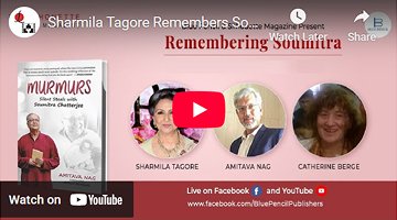 Remembering Soumitra online discussion featuring Murmurs book by Amitava Nag