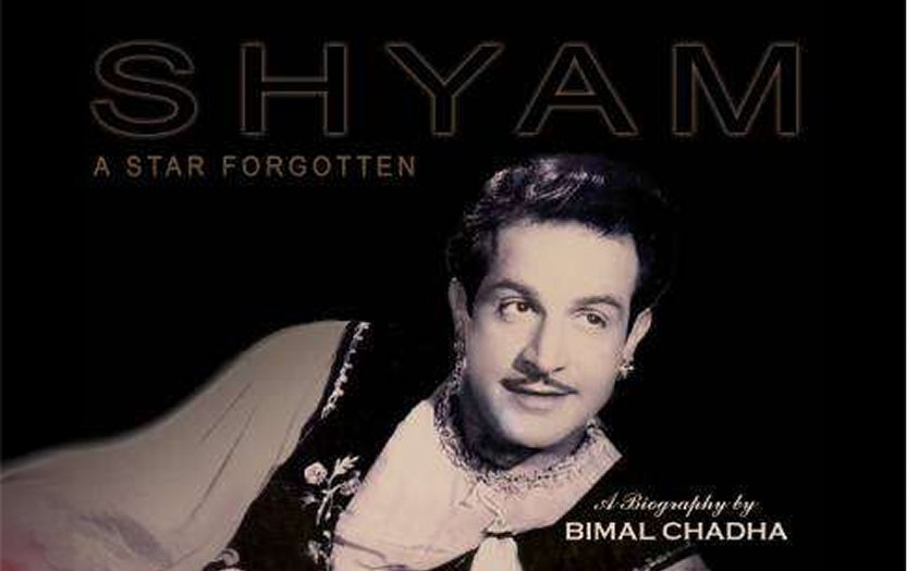 Biography book cover design for Shyam: A Star Forgotten