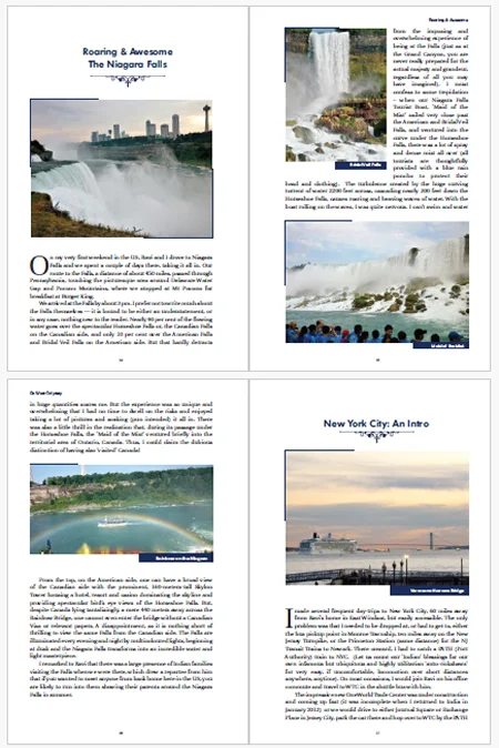 Our book layout design process