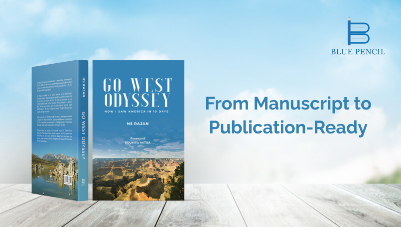 Professionally produced book with Blue Pencil