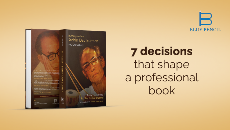 Seven elements that make a book look professional